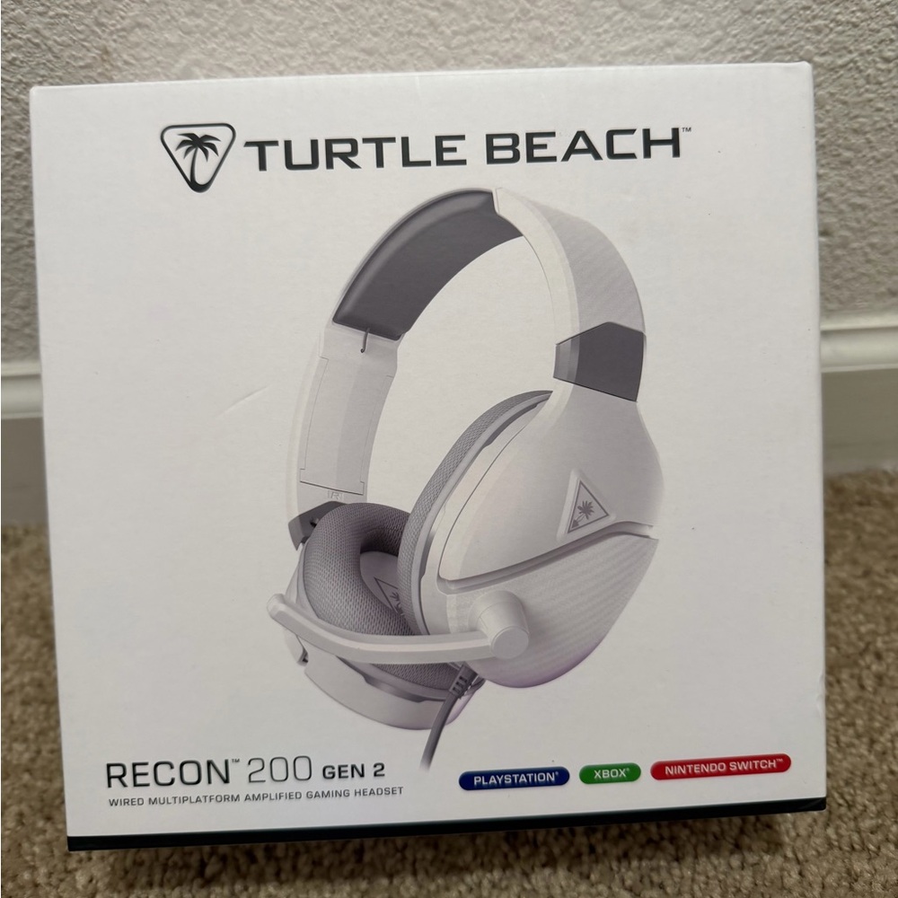 “Brandnew” Turtle Beach Recon 200 Gen 2 Wired Gaming Headset - White